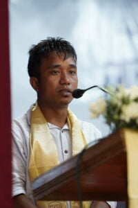 Speech by Shri Herojit Jidung, MAC Semkhor Constituency at Trivia Fest 2024